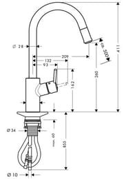  Hansgrohe Talis Select M52  , ,   260,  14872000