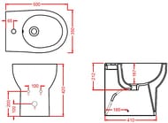   ArtCeram Smarty 2.0 350500420  SMB002 01; 00