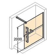   HUPPE Duplo Pure Walk-In 16002000 , / .Anti-Pl DT0015.C91.322