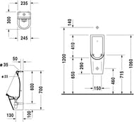  DURAVIT STARCK 3    , .  0826250000