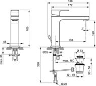    Ideal Standard EDGE ,  , :  A7106AA