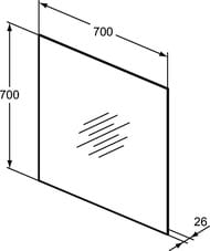  Ideal Standard MIRROR&LIGHT (700700)  4- ,  T3335BH