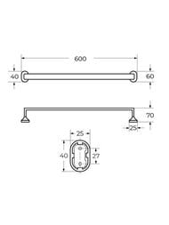  ART&MAX Ovale 60  AM-E-4024B