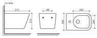   Ceramicanova Metric 510345310 .  , , /,  CN3008