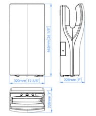    Mediclinics DUALFLOW PLUS M24A  , -, 1100 , 