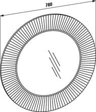  Laufen KARTELL 386333 (78078040)    LED,  