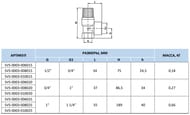   STOUT 6 , 1/2"3/4",   , SVS-0003-006015