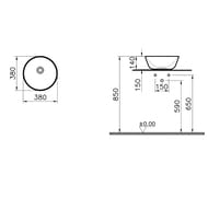  Vitra Geo (380380143) , , .  .,. .7421B003-0016