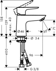  Hansgrohe Talis E 71702000     , , 