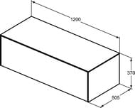    Ideal Standard CONCA 1200x505x370 1 ,  ,   T4314Y4