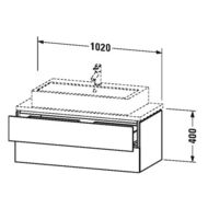      Duravit L-Cube 1020400477 2 ,   LC580902222