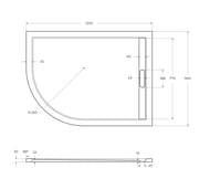   CEZARES (120090030)  , . TRAY-AS-RH-120/90-550-30-W-R