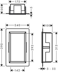 - Hansgrohe XtraStoris Original 56057670 300150100  ,  