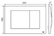   Migliore METAL DUAL ,   163x243  ML.PLC-27.051.DO