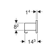     Geberit Smyle Square (450143148)  /- 500.362.00.1