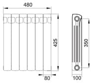   Rifar Monolit Ventil MVR 350   , 6 , 50, 828 