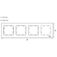  Systeme Electric ATLASDESIGN NATURE 4 ,   ATN320604