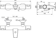 Ideal Standard CERATHERM T25   / A7206AA 