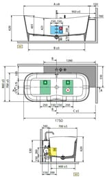  Novellini Ship 1750860 , , / click-clack SHI1160702AD-UU