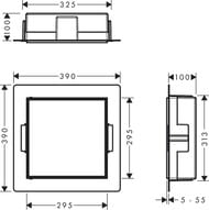 - Hansgrohe XtraStoris Rock 56085700 300300100    ,  