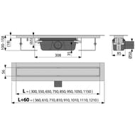   Alcaplast APZ15S-650 SMART L=650 c  