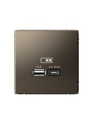  Systeme Electric ARTGALLERY USB A + -C 45, .. QC, PD, , GAL000629