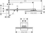   Axor ShowerSolutions 35314000 (300300) ,1jet,1   PowderRain, 