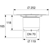  TECEdrainpoint DN 70   3603600