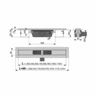   Alcaplast APZ1S-1050  . L=1050 H=100 .,  .