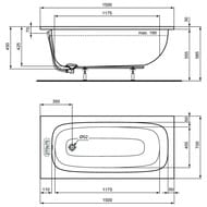   Ideal Standard i life 1500700450 ,  ,  T475701