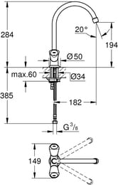  Grohe Costa 31819001 (31774)  ,  182