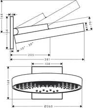   Hansgrohe Rainfinity 360 3jet   ,   26234700