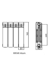   RIFAR Alum 500 (56580090) 10 , .. 1860 , 