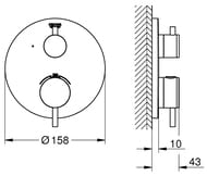  Grohe Atrio 24134AL3   ,   1 ,  , 