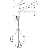  Hansgrohe Zesis M33 2jet   150 ,  , . 74800670