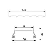    TECEdrainline  "steel II" 700,    600783