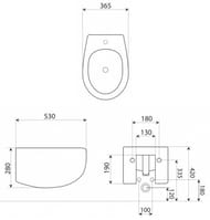   AeT Italia DOT 2.0 365x310x530   ,   S556T1R1V1116