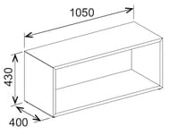  Keuco Edition Lignatur 1050x430x400 ,  33335800000