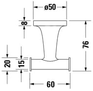   DURAVIT Starck T , :  0099301000