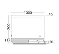  Burgbad Fiumo 100070030 LED, USB, , , ,   SFXU100FOT45