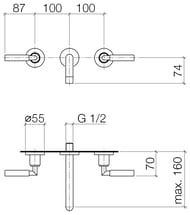    Dornbracht Tara 36707882-06 ,  