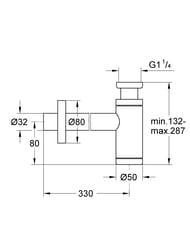    GROHE 1 1/4" ,   29509KF0