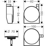 Hansgrohe   Exafill S 58117670  