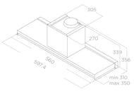  ELICA Lever IX/A/56 LED, 560310 , 1100 3/, 255 , .  PRF0160153