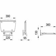     RAVAK OVO-B II CLEAR/BLACK / B8F0000059