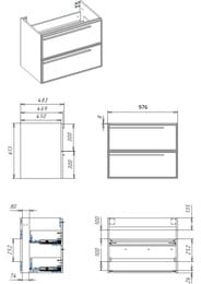    La Fenice Elba Twin Blu grigio 100(976469613)   FNC-01-ELB-BG-100-2