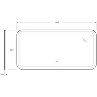  Cezares STYLUS 140x70x3 , , ,  CZR-SPC-STYLUS-1400-700-TCH-WARM