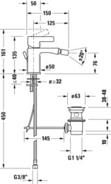    Duravit D-Neo DE2400001010 135 , ,  , : 