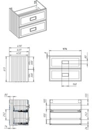    La Fenice Cubo Twin Grigio 100 (976469613)   FNC-01-CUB-G-100-2