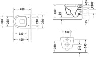   DURAVIT ME by Starck 370480350 ,  2530090000